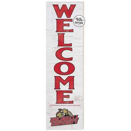 Jardine - Caldwell Cougars 10'' x 35'' Indoor/Outdoor Welcome Sign - White