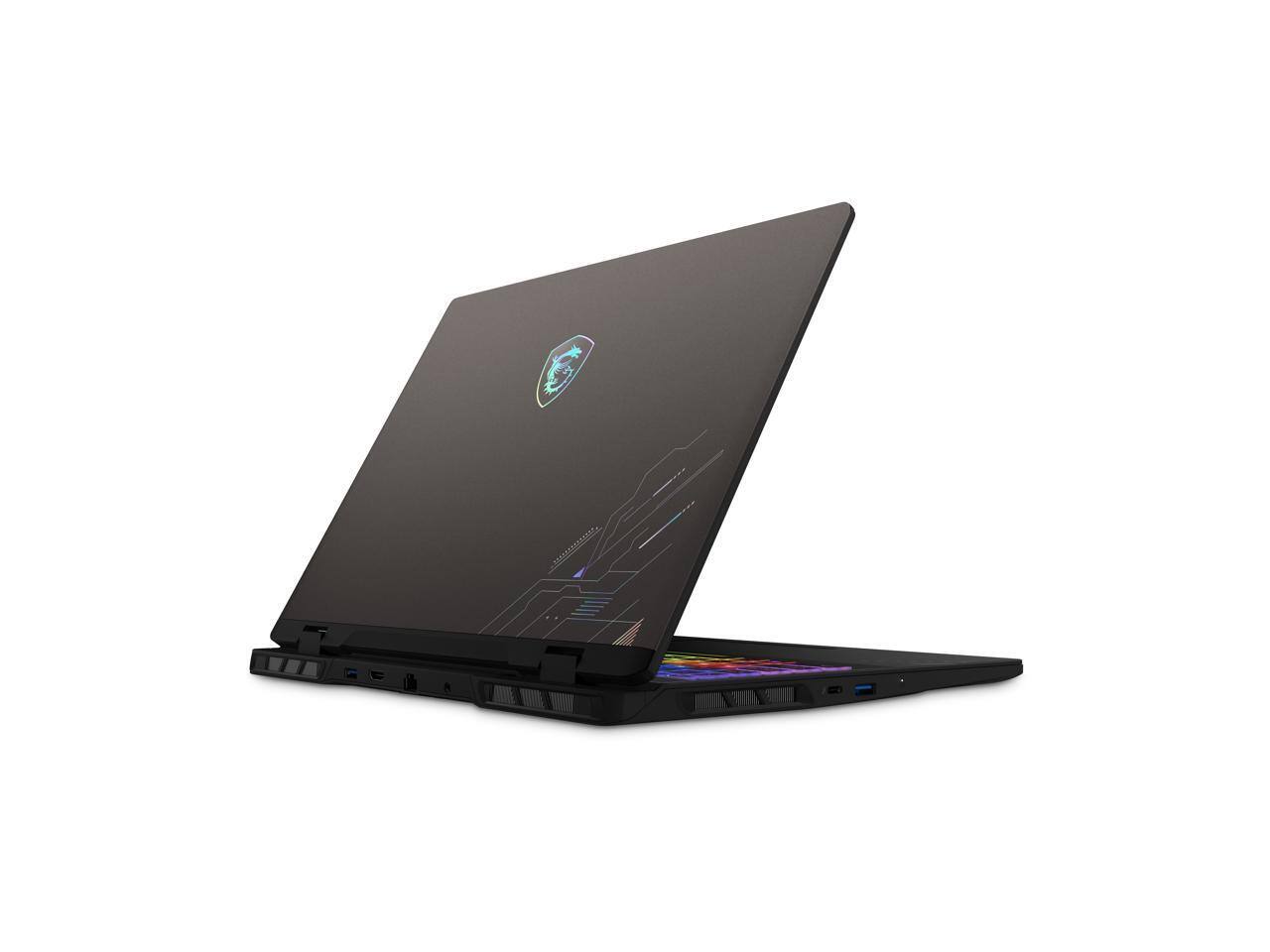 Alt View 4. MSI - MSI 16" 240Hz Intel Core Ultra 7 RTX 5060 32GB DDR5 1TB SSD Windows 11 (Crosshair 16 HX) - Gray.