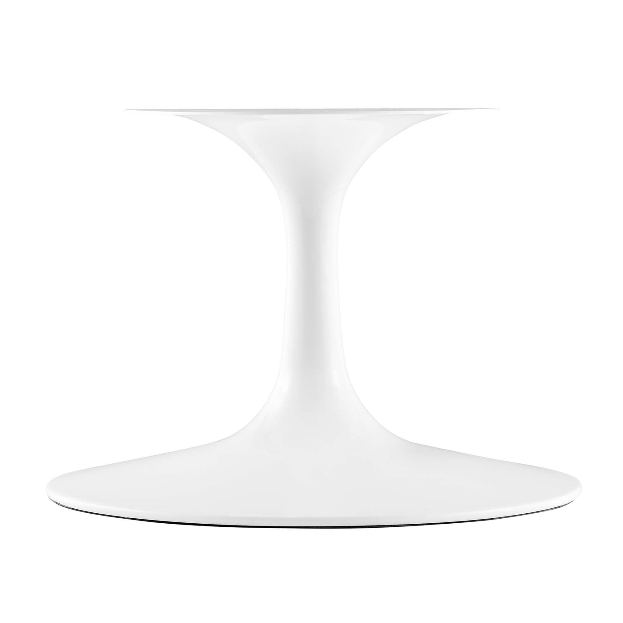 Alt View 3. Modway - Lippa Round Artificial Marble Coffee Table - White Black.