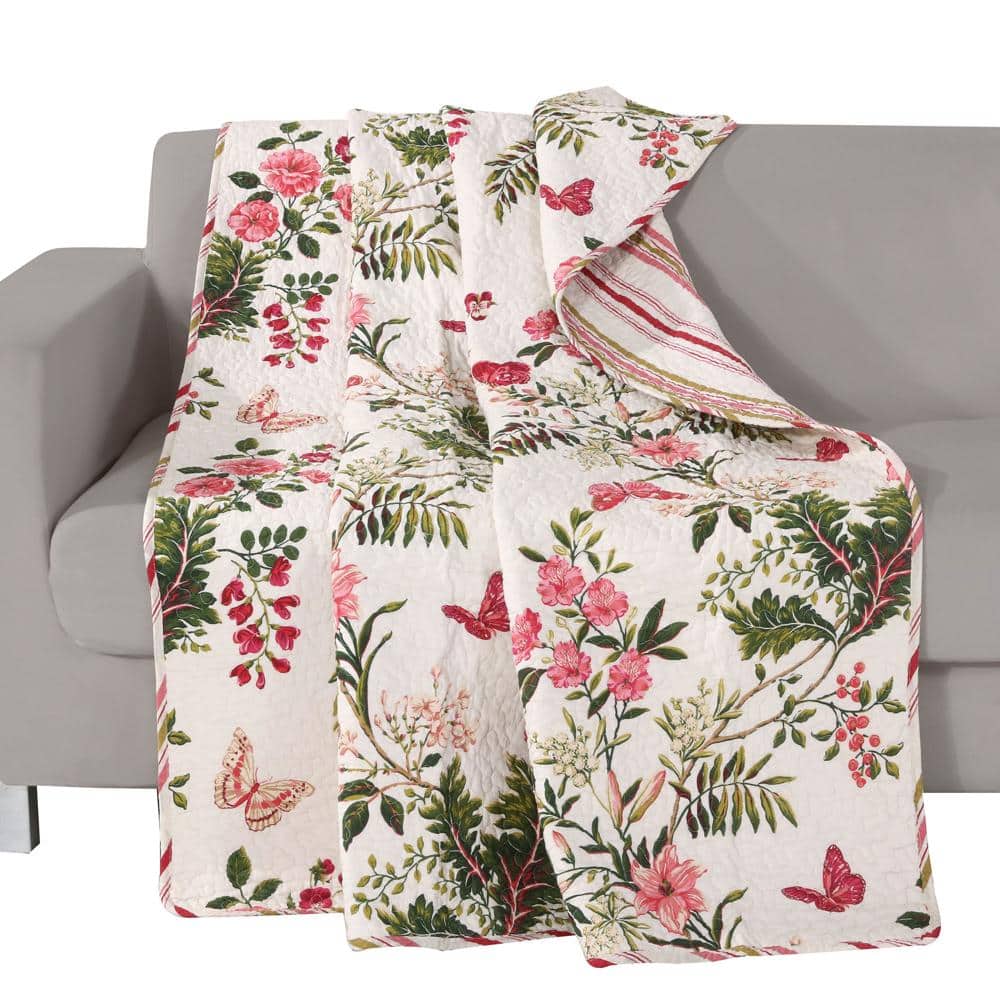 Greenland Home Fashions - Greenland Home Fashion Butterflies Accessory Throw Blanket - 50x60" - Multi