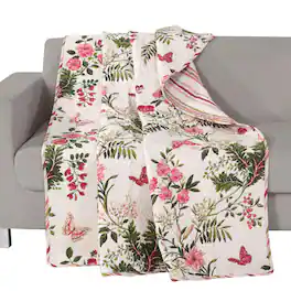 Greenland Home Fashions - Greenland Home Fashion Butterflies Accessory Throw Blanket - 50x60" - Multi
