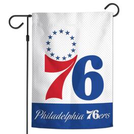 WinCraft - Philadelphia 76ers 12" x 18" Applique Garden Flag - Multicolor