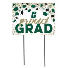 Jardine - Charlotte 49ers 18'' x 24'' Grad Yard Sign - White