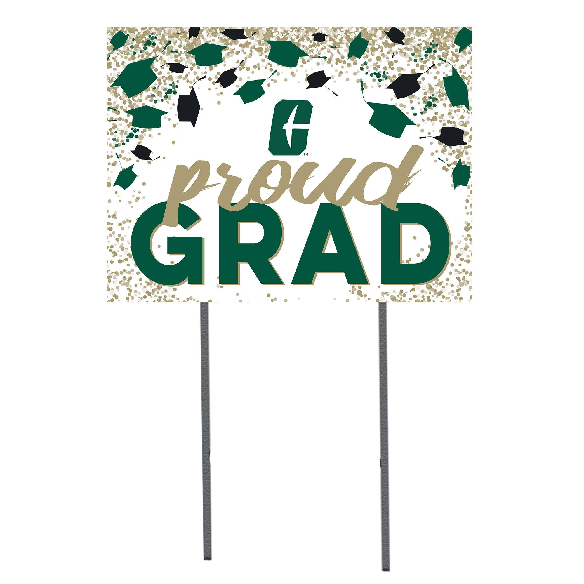 Charlotte 49ers 18'' x 24'' Grad Yard Sign
