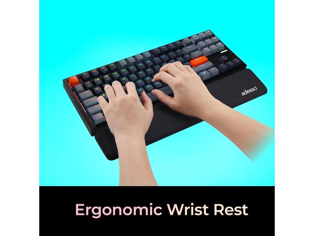 11 P4 F3 F F1 4 4 3 20 1 11 1 Q TS A CapcLa ESNH F 5% T 1 SA T 4 Y G V . u H B 1 I N 9 FO 1 D4 + E FO 11 - ESM ge 1 TM adesso Ergonomic Wrist Rest