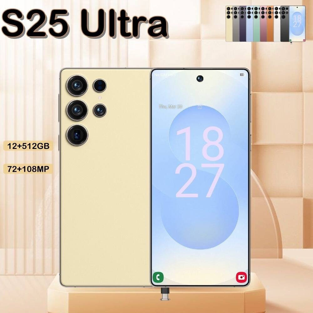 S25 Ultra - No SIM card  
12+512GB  
72+108MP  
18 27  
Thu, Mar 20