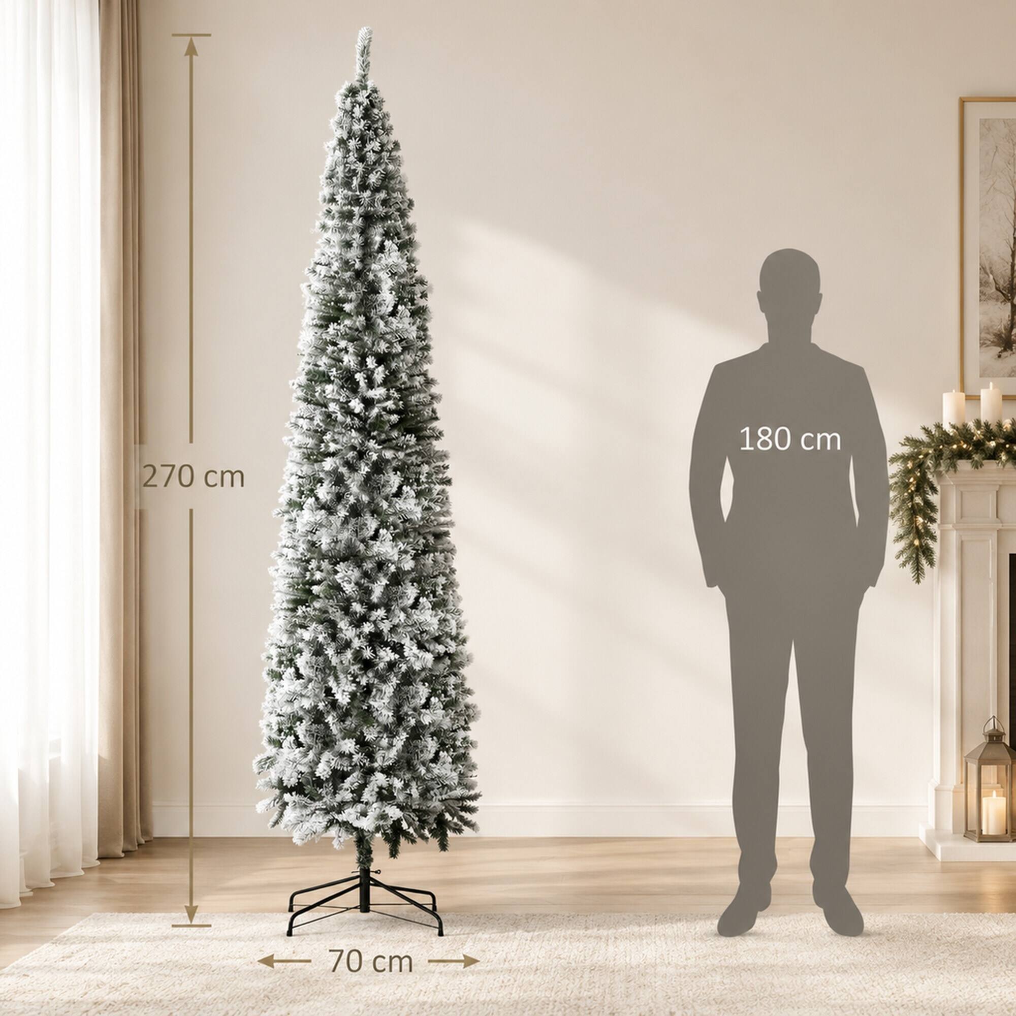 270 cm  
180 cm  
70 cm