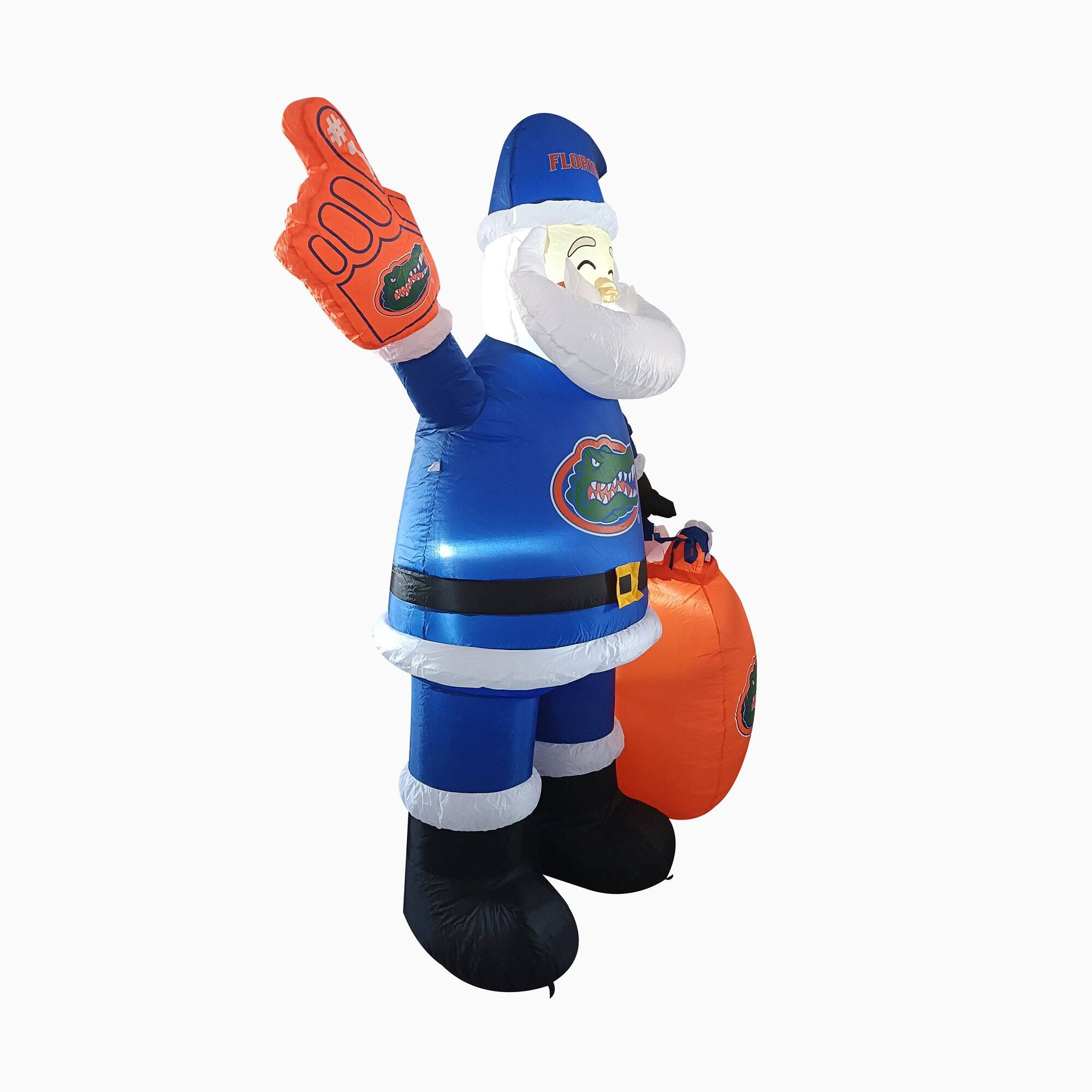 Alt View 1. Logo Brands - Florida Gators 7' Inflatable Santa - Multicolor.