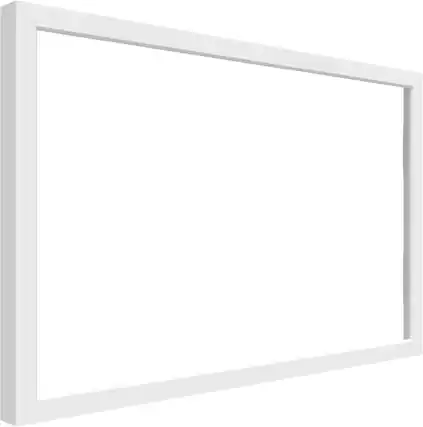 Front. Amazon - Echo Show 15 Frame - White.