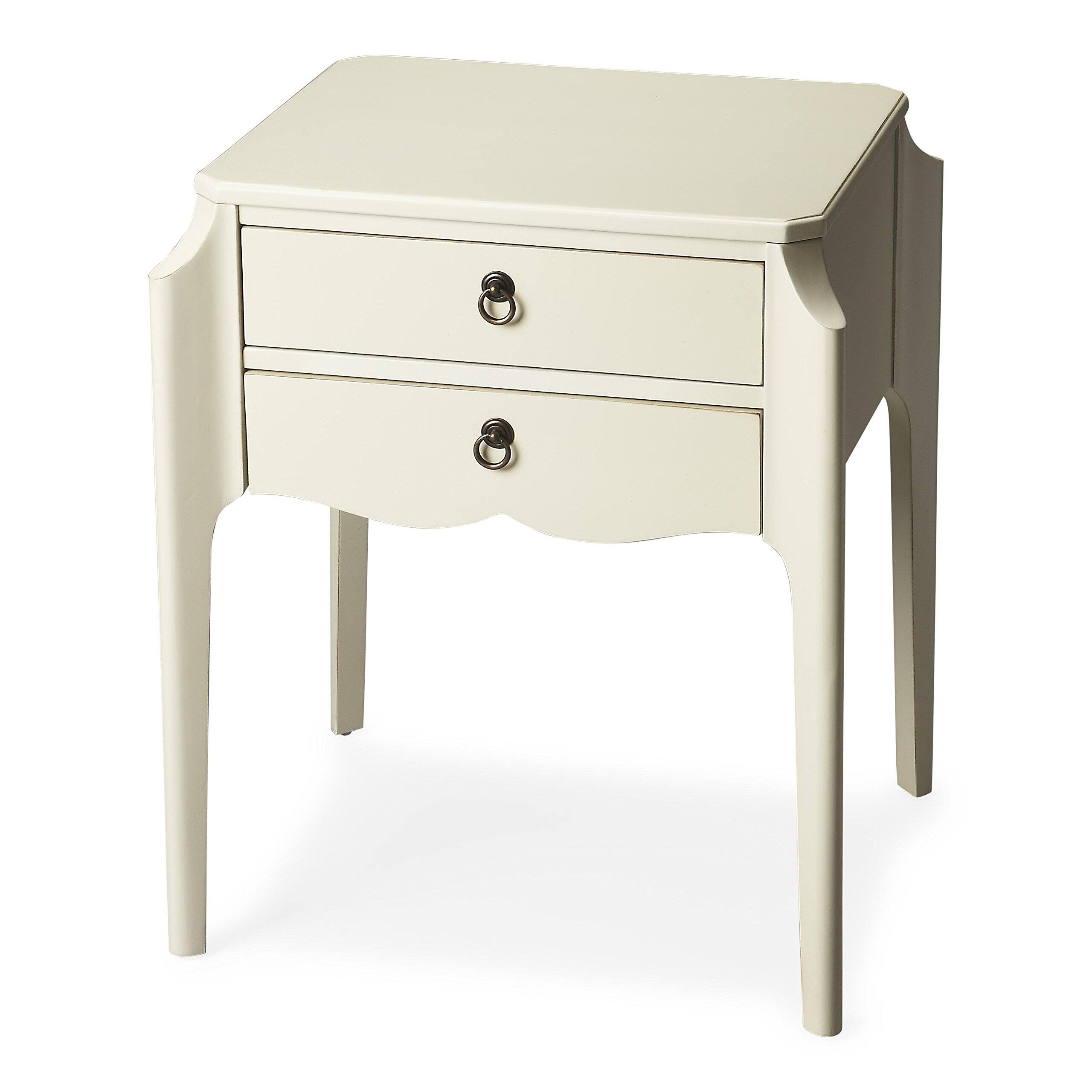 Front. Butler Specialty - Wilshire End Table - White.