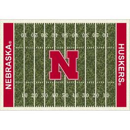 Imperial - Nebraska Huskers 3'10" x 5'4" Homefield Rug - Black