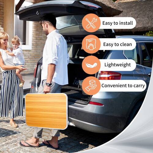 Easy to install  
Easy to clean  
Lightweight  
Convenient to carry