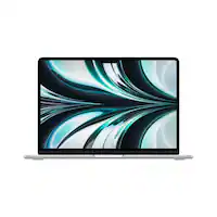 Apple - MacBook Air 13.6" Laptop - M2 chip Built for Apple Intelligence - 8GB Memory - 256GB SSD - Silver - Front_Zoom