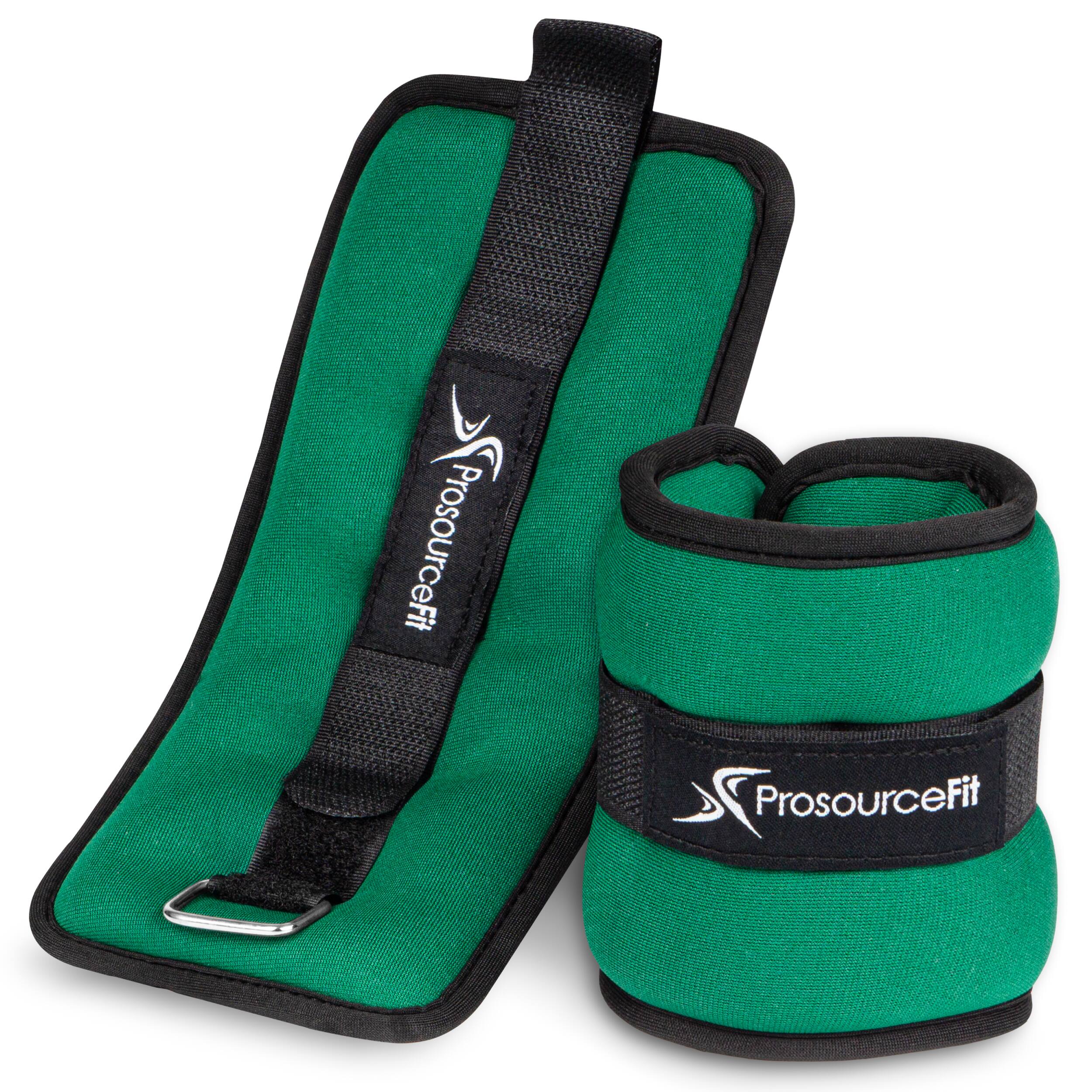 ProsourceFit - Ankle Weights, 1 lbs, Set of 2 - Green
