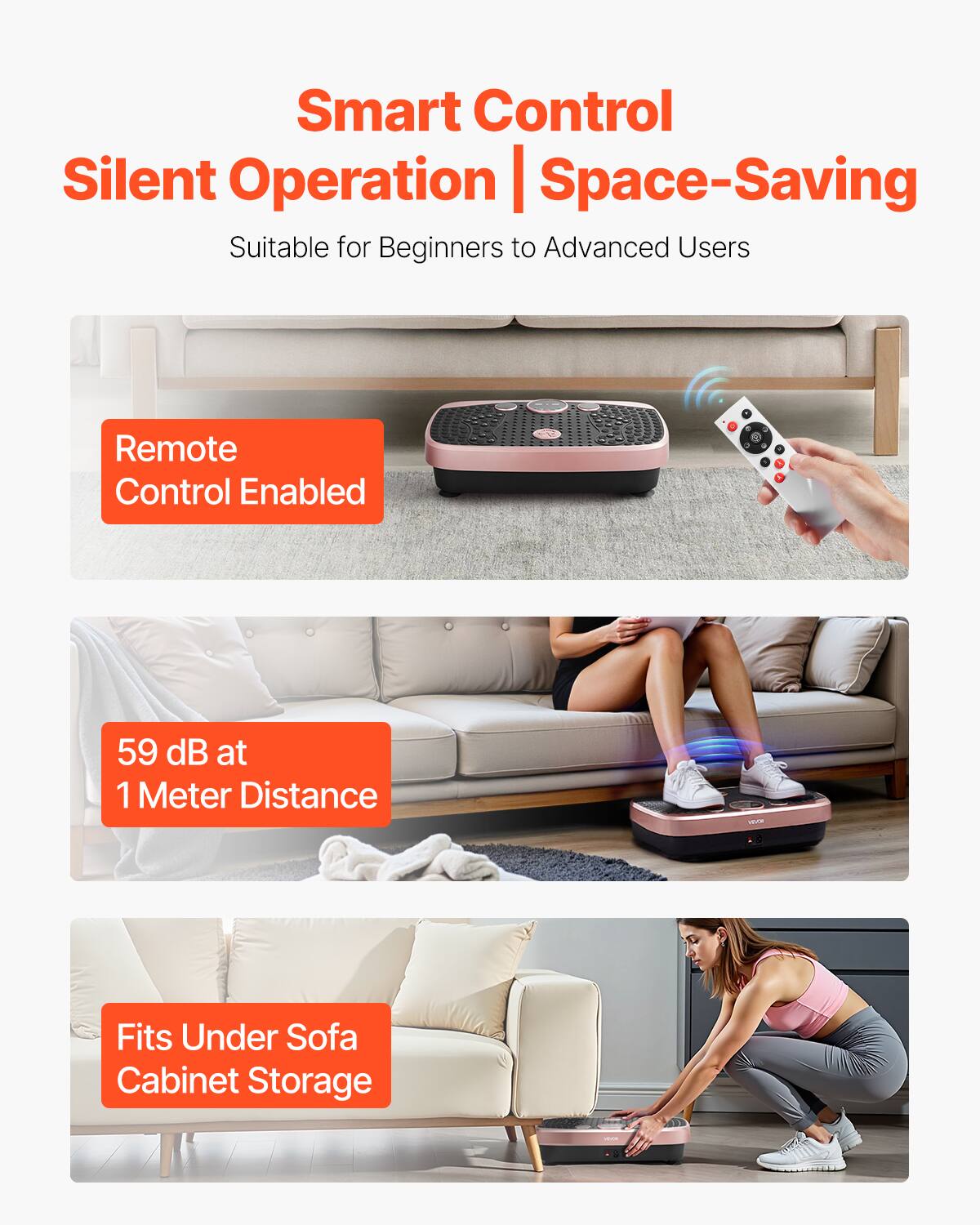 Smart Control  
Silent Operation | Space-Saving  
Suitable for Beginners to Advanced Users  

Remote Control Enabled  

59 dB at 1 Meter Distance  

Fits Under Sofa Cabinet Storage