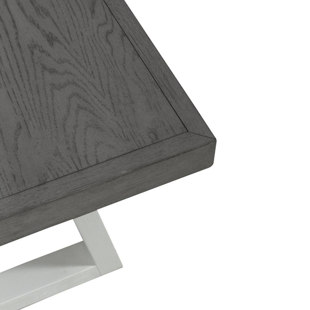 Alt View 3. Liberty Furniture Industries - Rectangular Cocktail Table Contemporary White in Two-Tone Shell White - White.