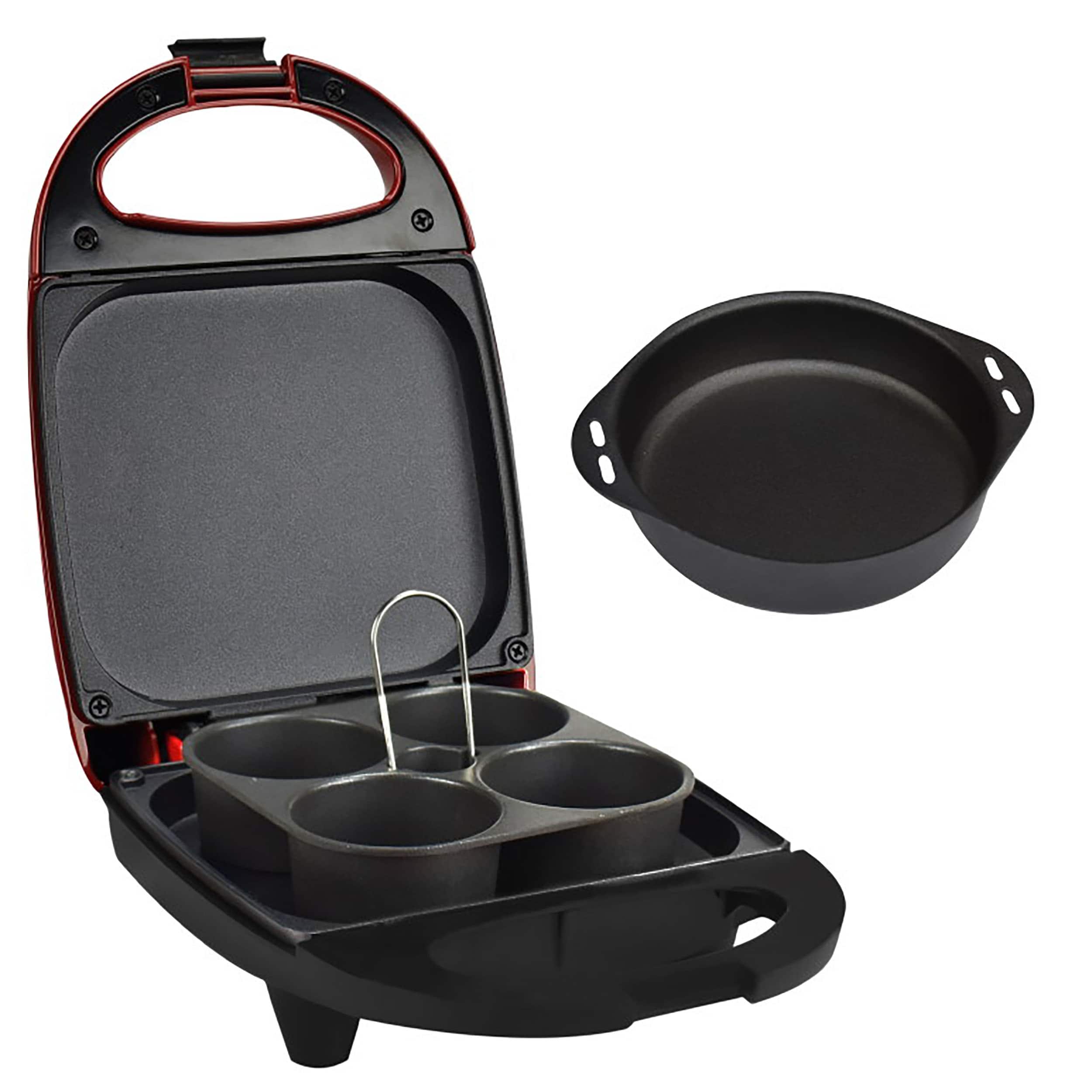 Brentwood - Mini Sous Vide Style Egg Bite Maker - Red