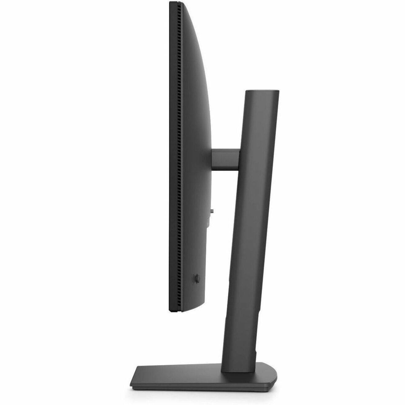 Left. Dell - Dell Pro P 27 USB C Hub - Dark Gray, Gray.