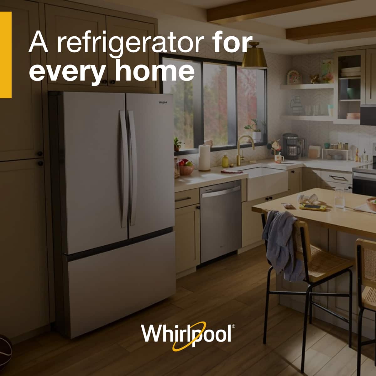 A refrigerator for every home
Whirlpool