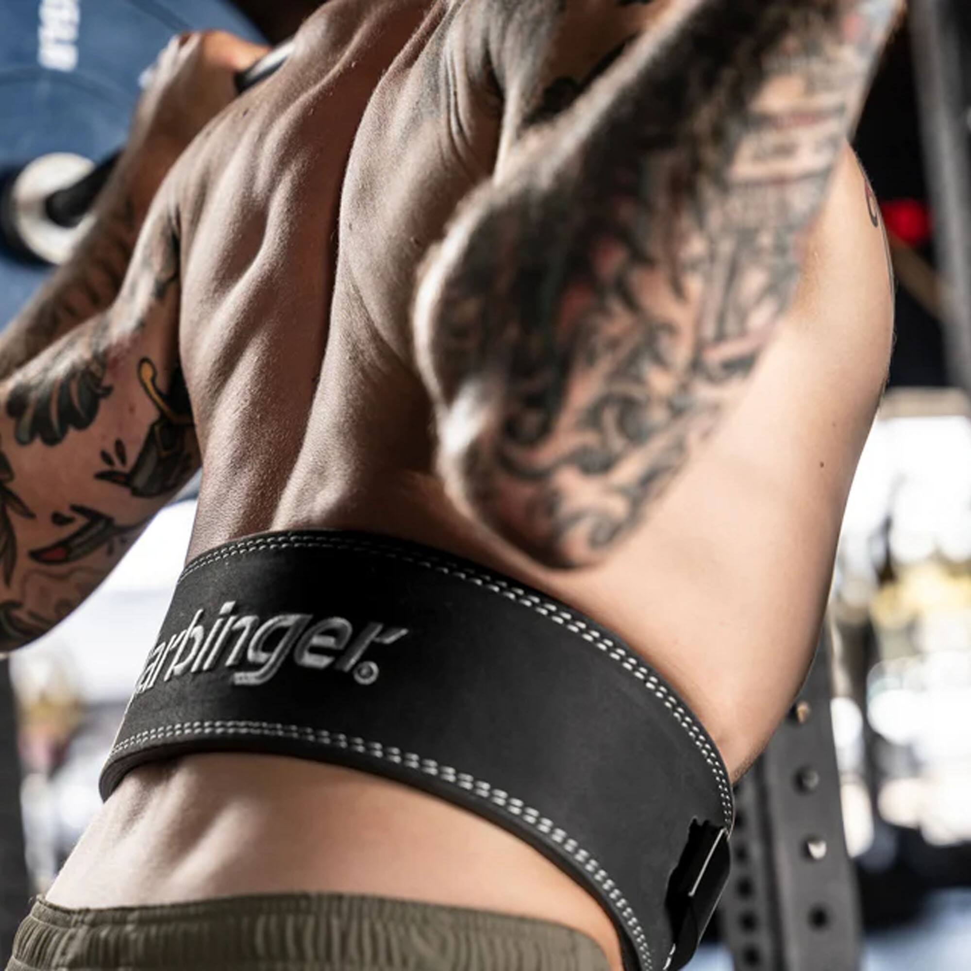Alt View 2. Harbinger - Harbinger Heavy Duty 10MM Power Lifting Lever Belt - Black - Large - Black.