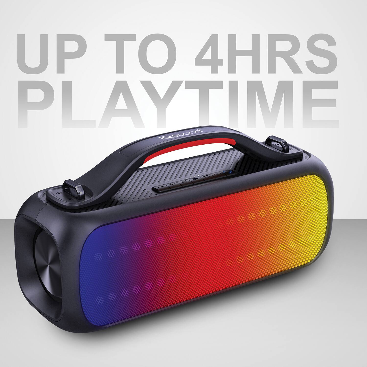 iQ Sound Poolside Portable Bluetooth 2.0 channel Speaker With Rgb