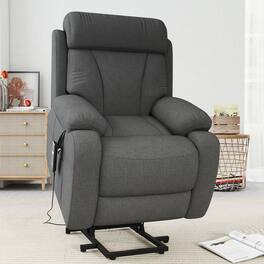 TinyHomie - Power Lift Recliner for Elderly Lift Chair Recliners for Small Spaces Electric Recliner Chairs - Gray