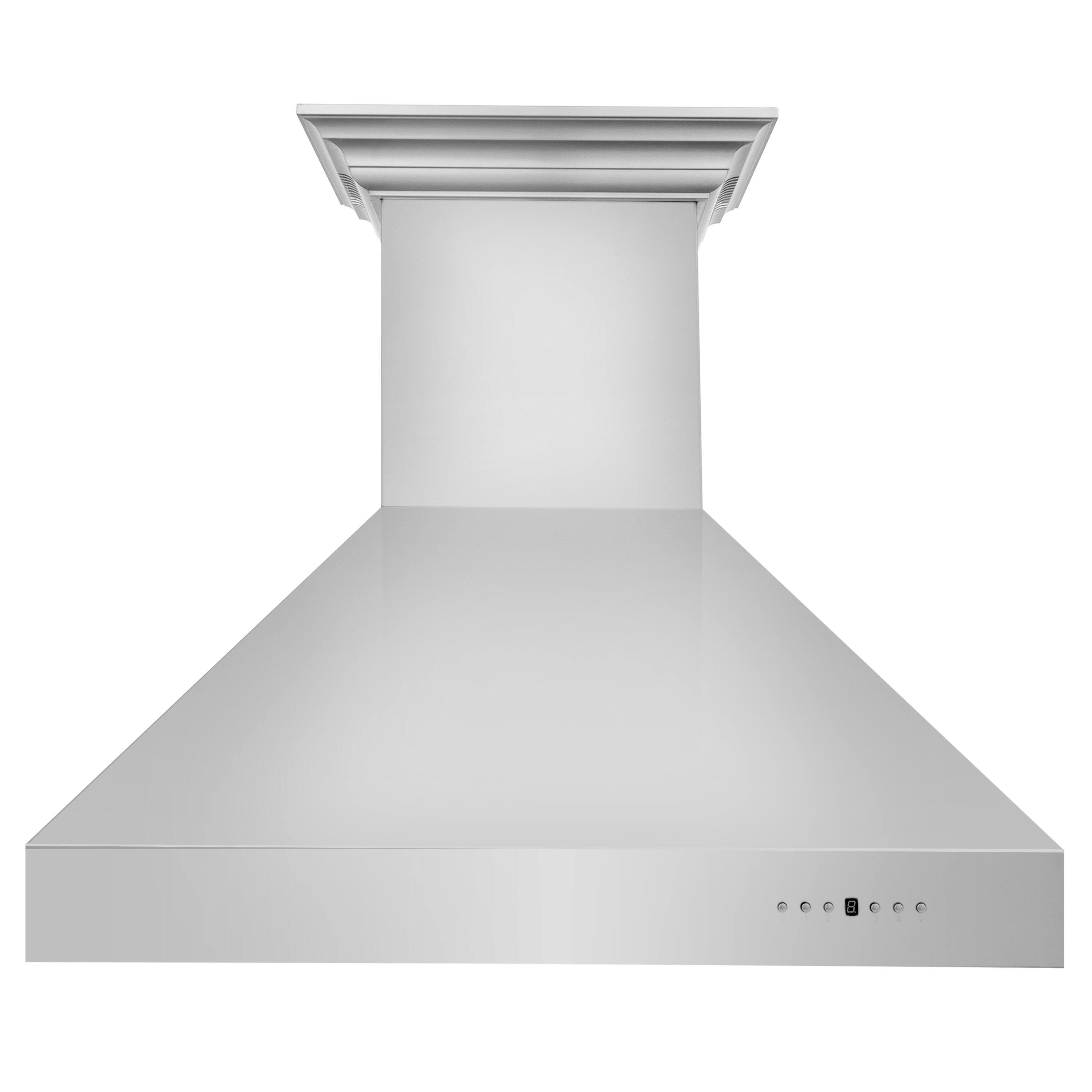 Angle. ZLINE - Professional 36" Externally Vented Range Hood - Stainless steel.