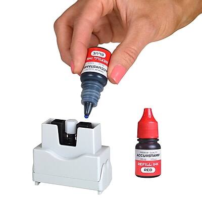 AccuStamp Refill Ink Blue  
AccuStamp Refill Ink Red