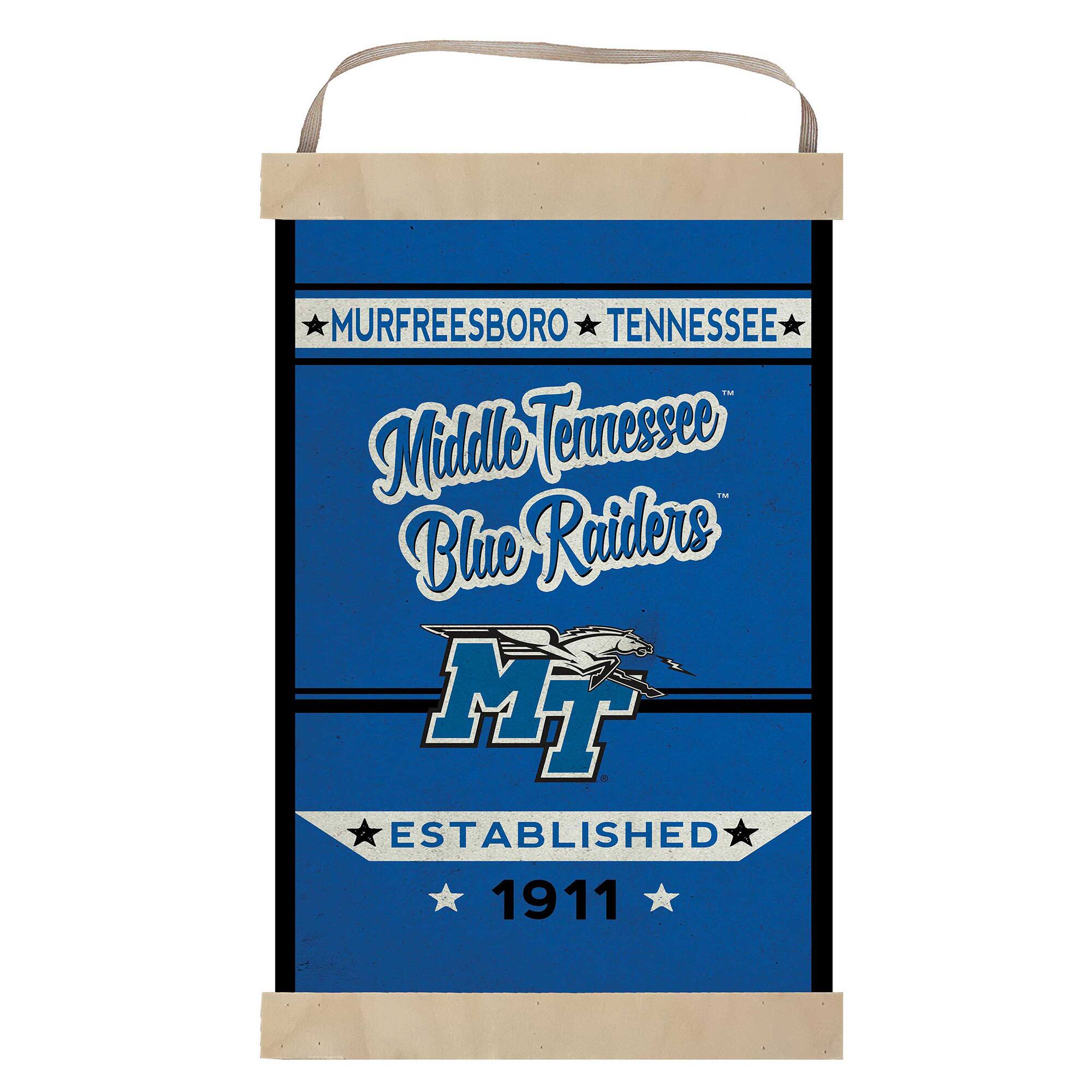 Murfreesboro, Tennessee - Middle Tennessee - Blue Raiders MT Established 1911