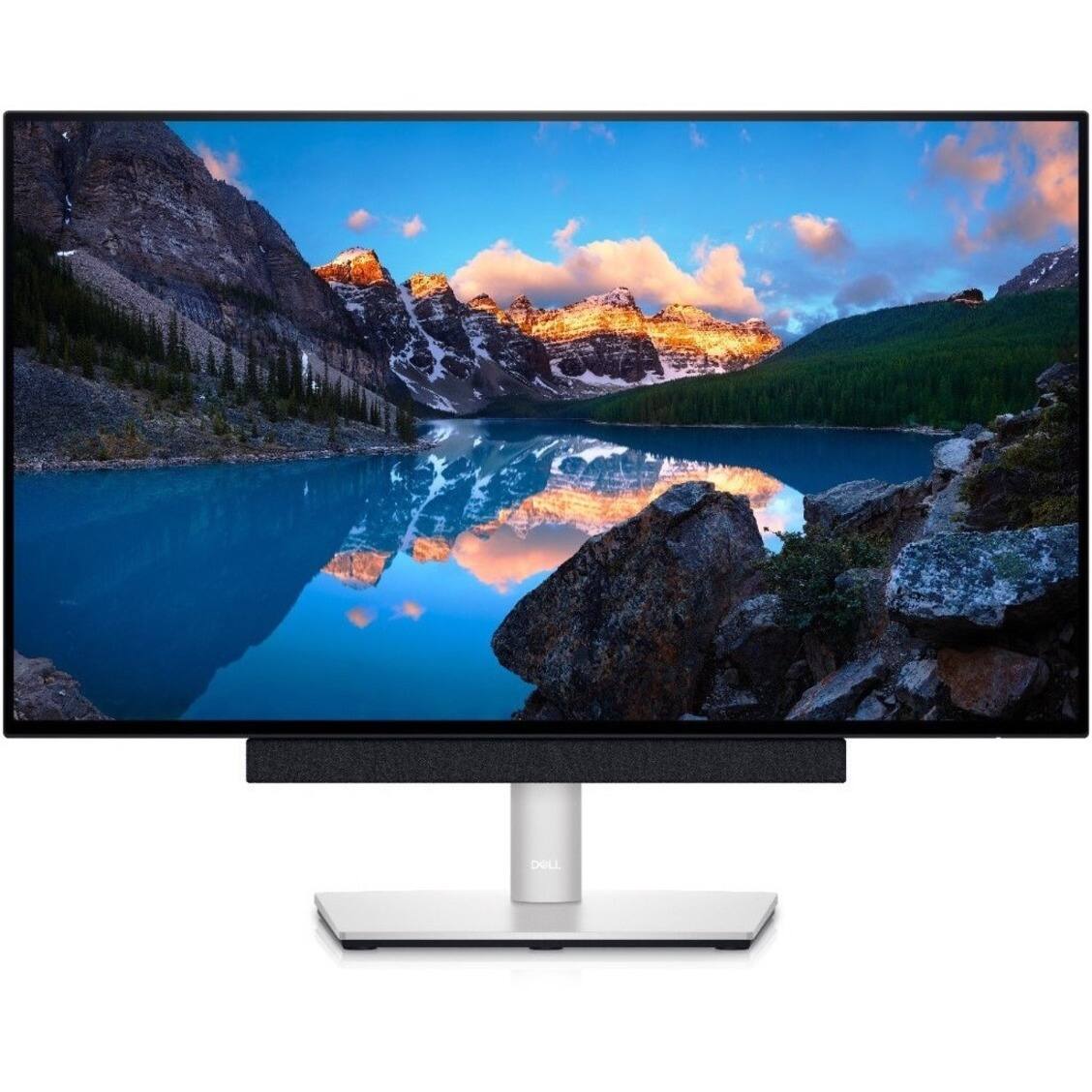 Alt View 23. Dell - UltraSharp 23.8" LCD Monitor (DisplayPort, USB, HDMI) - Platinum Silver.