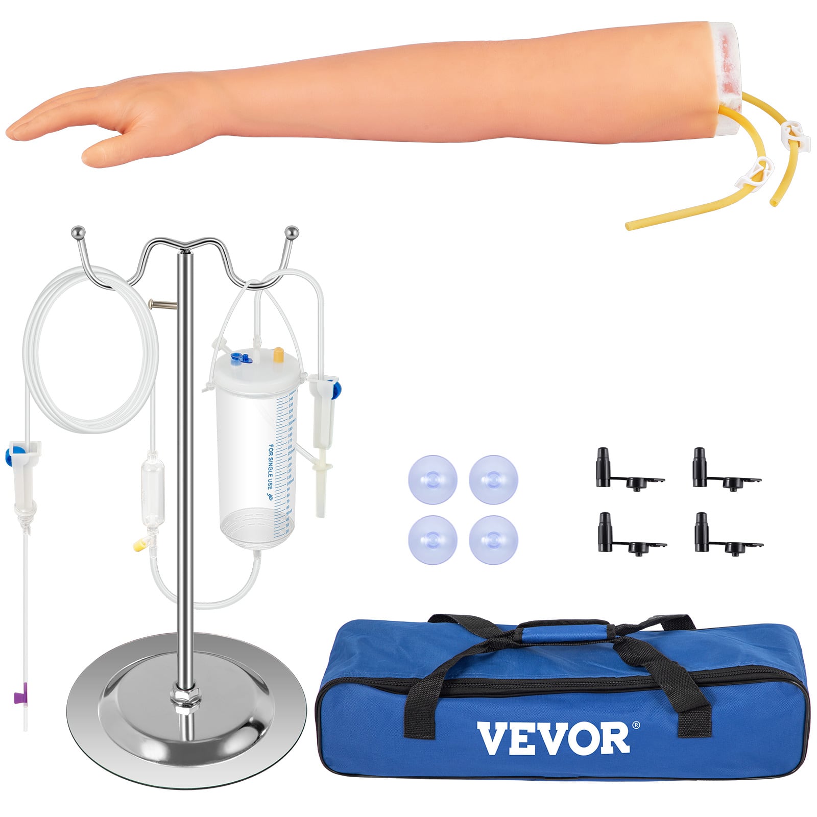 VEVOR - 12 PCS Phlebotomy Practice Kit, IV Venipuncture Intravenous Training, High Simulation IV Practice Arm Kit - Multicolor price history on PriceWatchPro