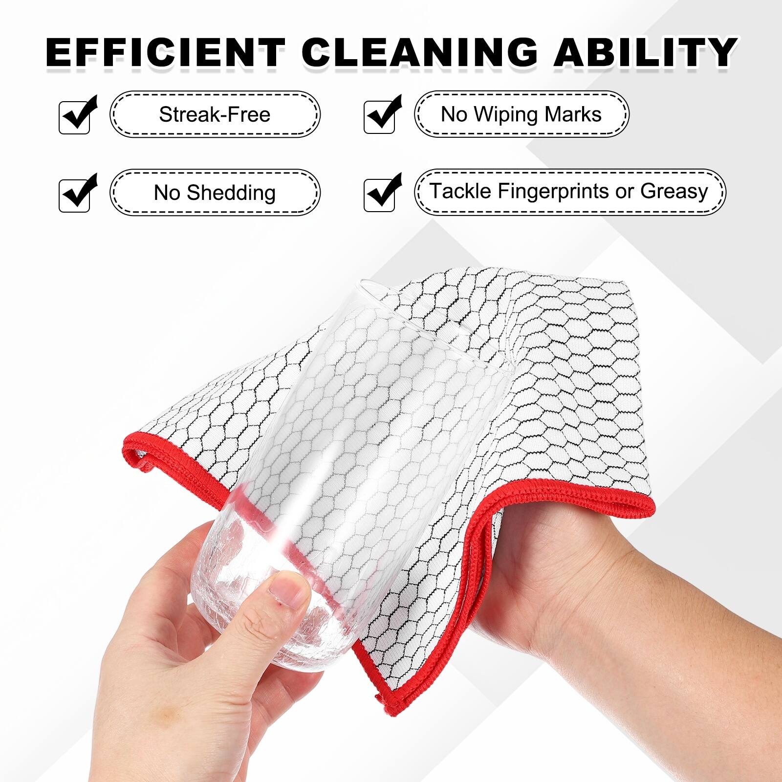 EFFICIENT CLEANING ABILITY

- Streak-Free
- No Wiping Marks
- No Shedding
- Tackle Fingerprints or Greasy