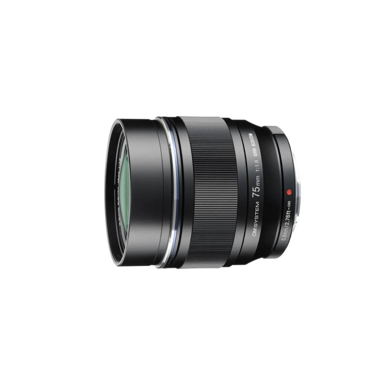 1:1.8 mm 75 OMSYSTEM 0.84m/2.76ft-∞