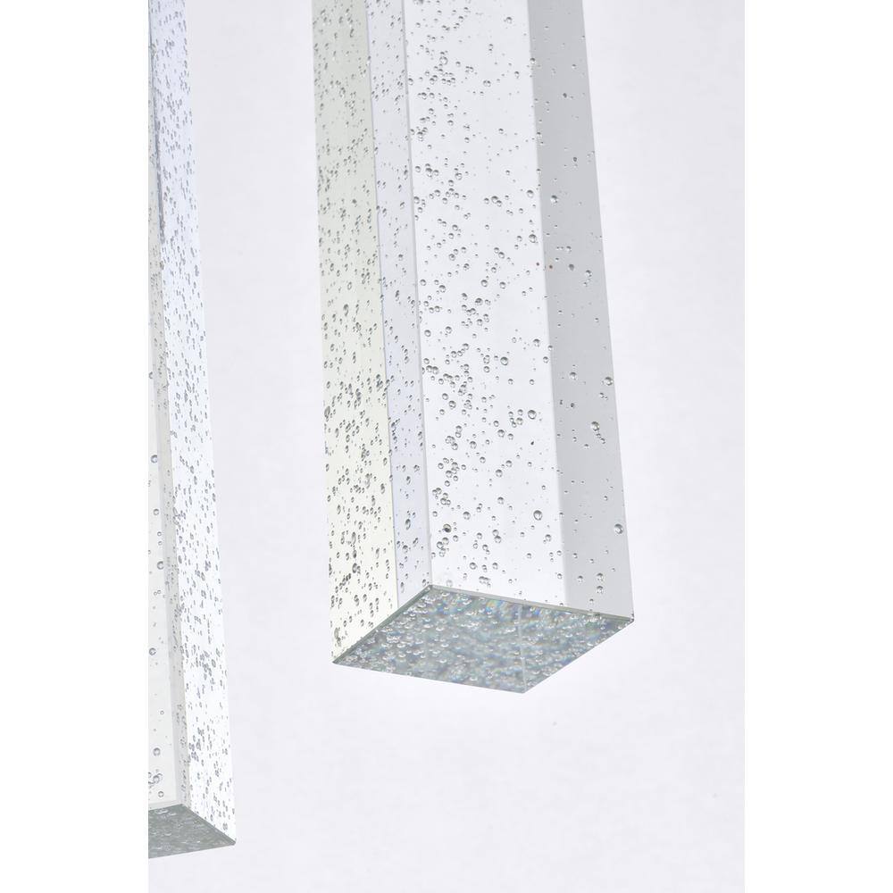 Alt View 1. Elegant Lighting - Weston 5 lights pendant in chrome - Chrome.