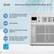 Angle. Emerson Quiet Kool - 350 Sq. Ft. 10,000 BTU Smart Smart Window Air Conditioner with Remote, Wi-Fi and Voice Control - White.