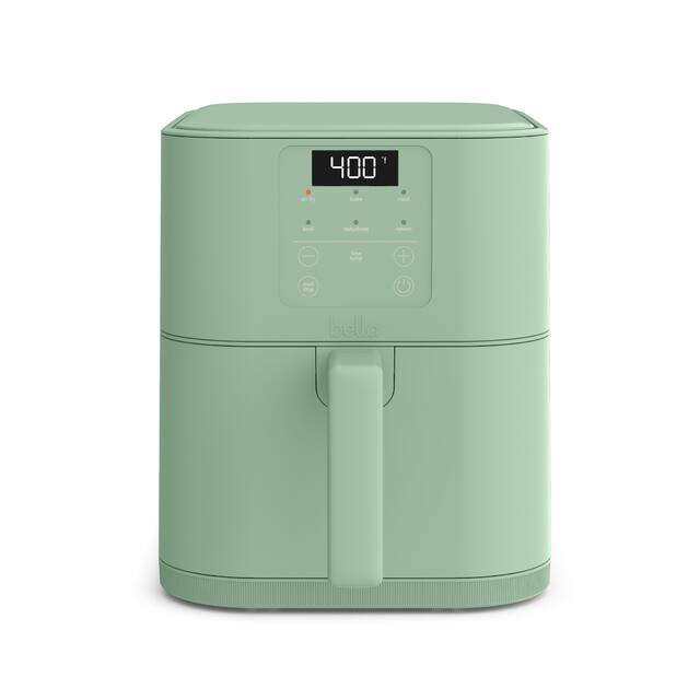 Bella - Fits-anywhere Kitchenware: 6-qt. Slim Air Fryer - Seaglass