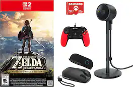 Switch 2 The Legend of Zelda: Breath of the Wild Bundle w/Accesories/Controller - Nintendo Switch 2