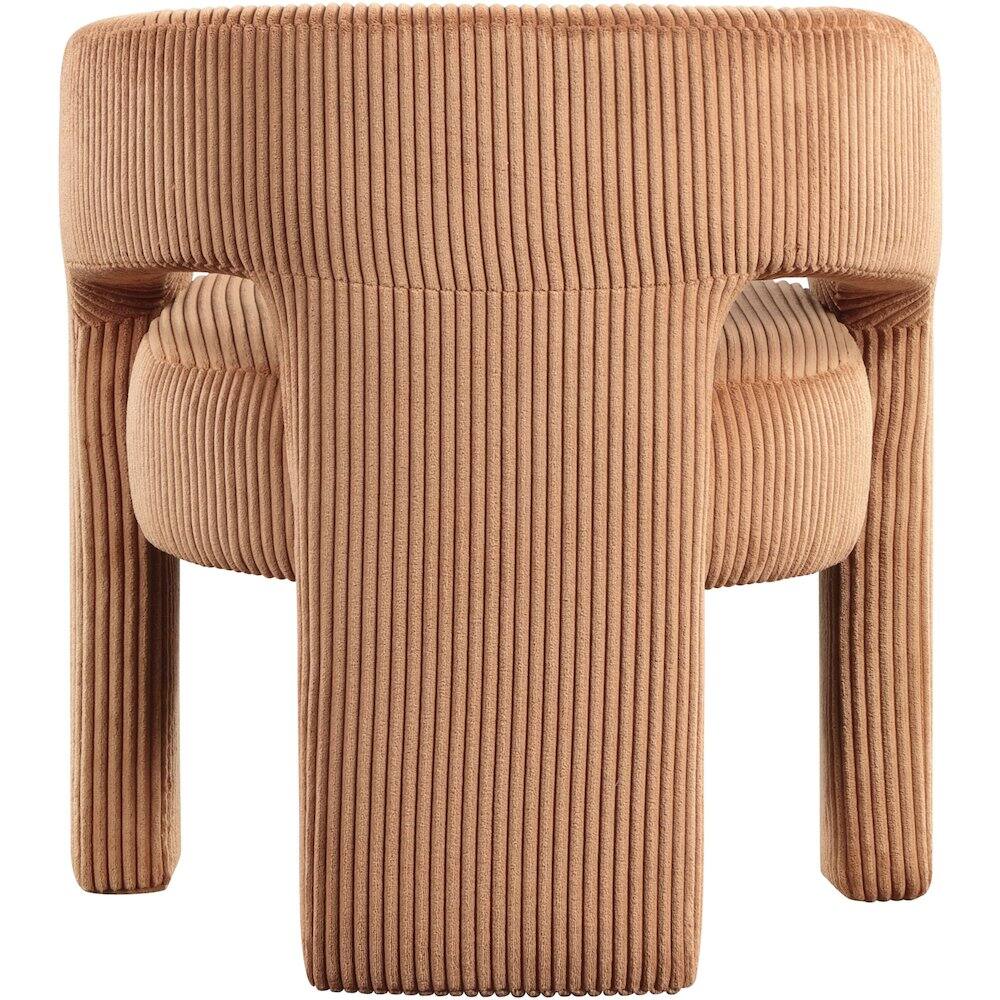 Alt View 4. Meridian Furniture - Riz Saddle Corduroy Fabric Accent/Dining Chair - Brown.