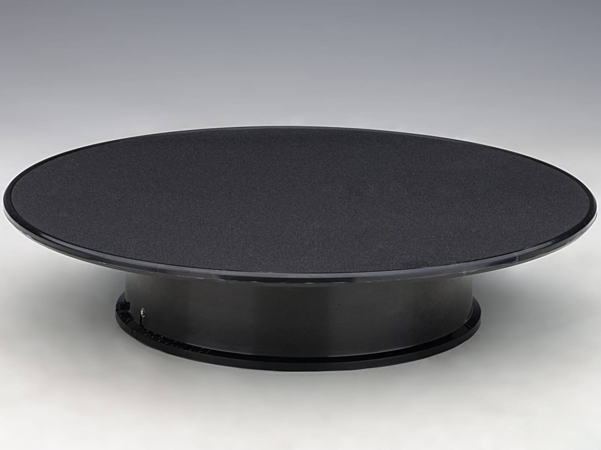Left. Autoart - Rotary Display Turntable Stand Medium 10 Inches with Black Top for 1/64 1/43 1/32 1/24 1/18 Scale Models by Autoart - Black.