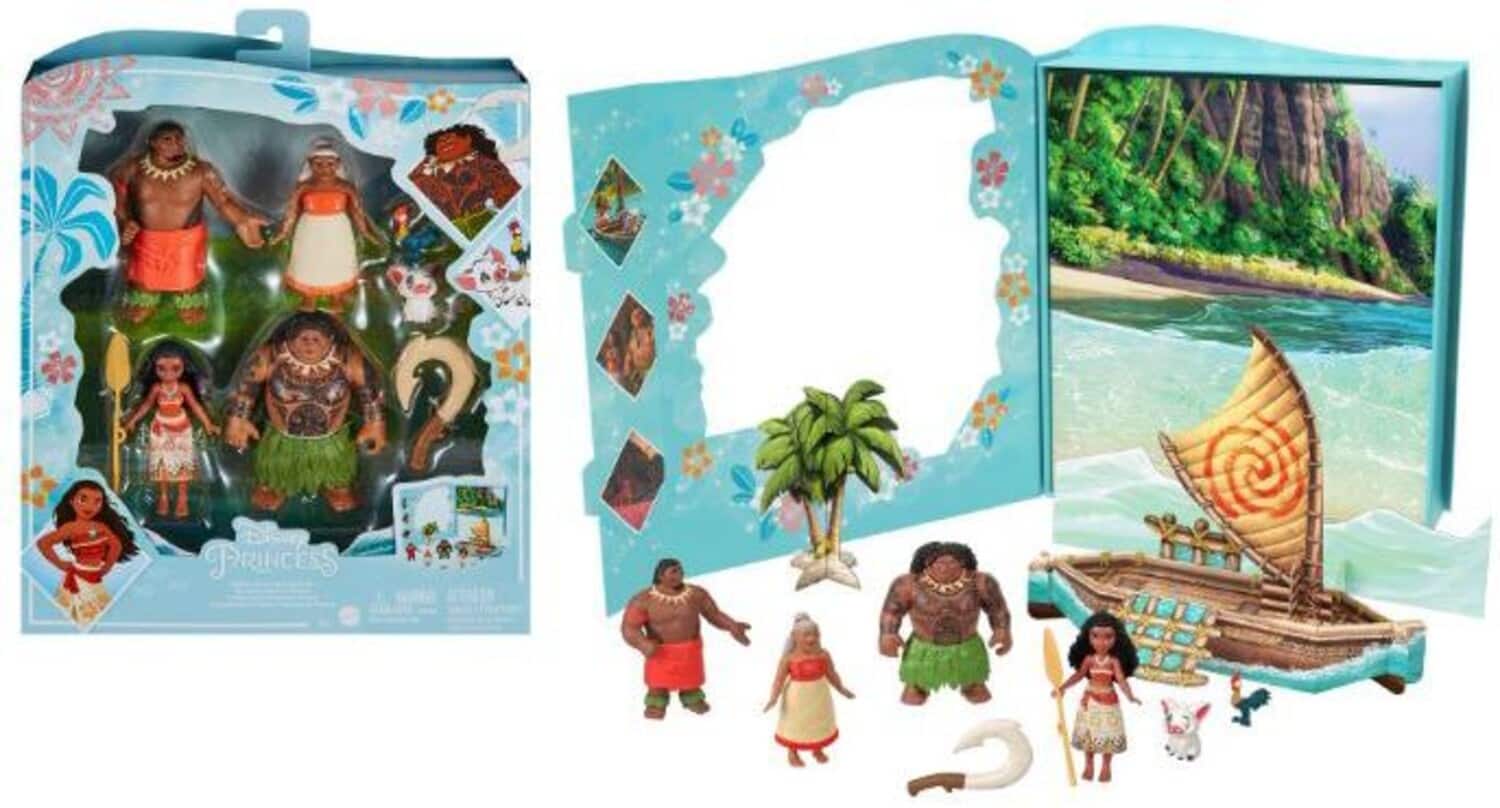 Disney Princess Moana Storybook Set - COLLECTABLES - Mattel