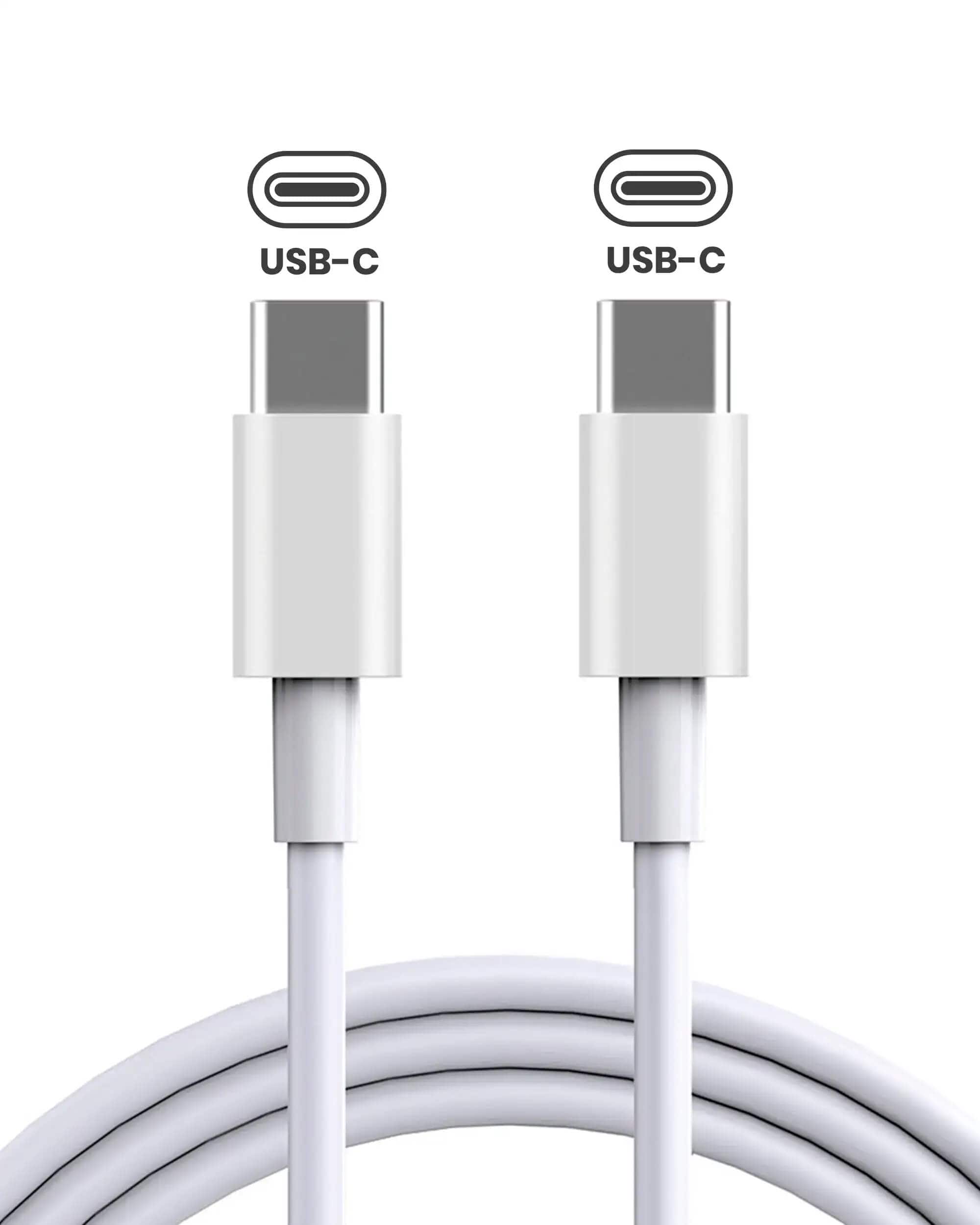 MobileSentrix - Generic 6ft 60W USB-C To USB-C Cable Compatible For MacBook - White