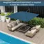 Weighted base (sold separately) is required to keep the umbrella stable.