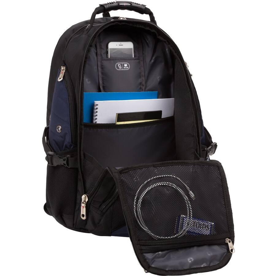 Alt View 3. SwissGear - Swissgear Scansmart Backpack - Blue Fits Up To 17In Laptop Tsa Blk - Blue.