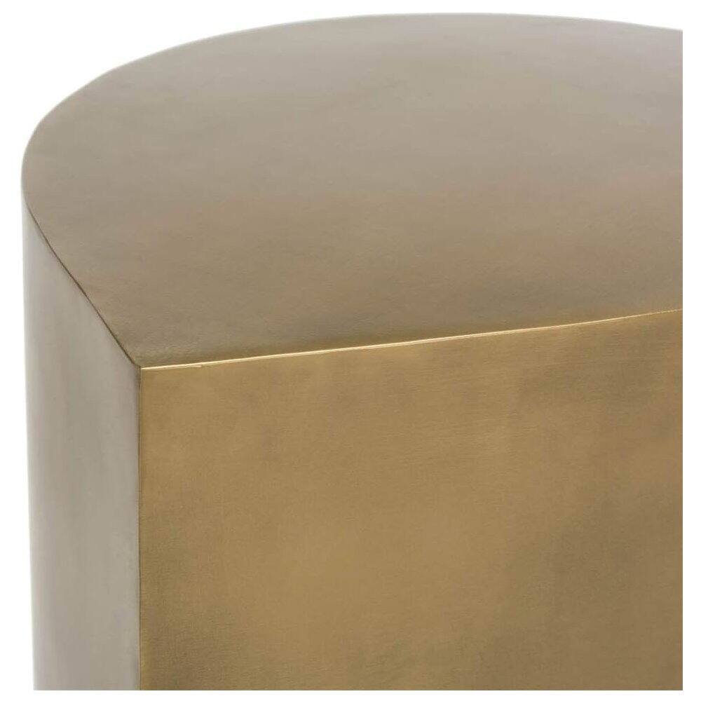 Left. Safavieh - Home Collection Roe Dark Grey and Black Retro Mid Century Wood Coffee Table - Brown.