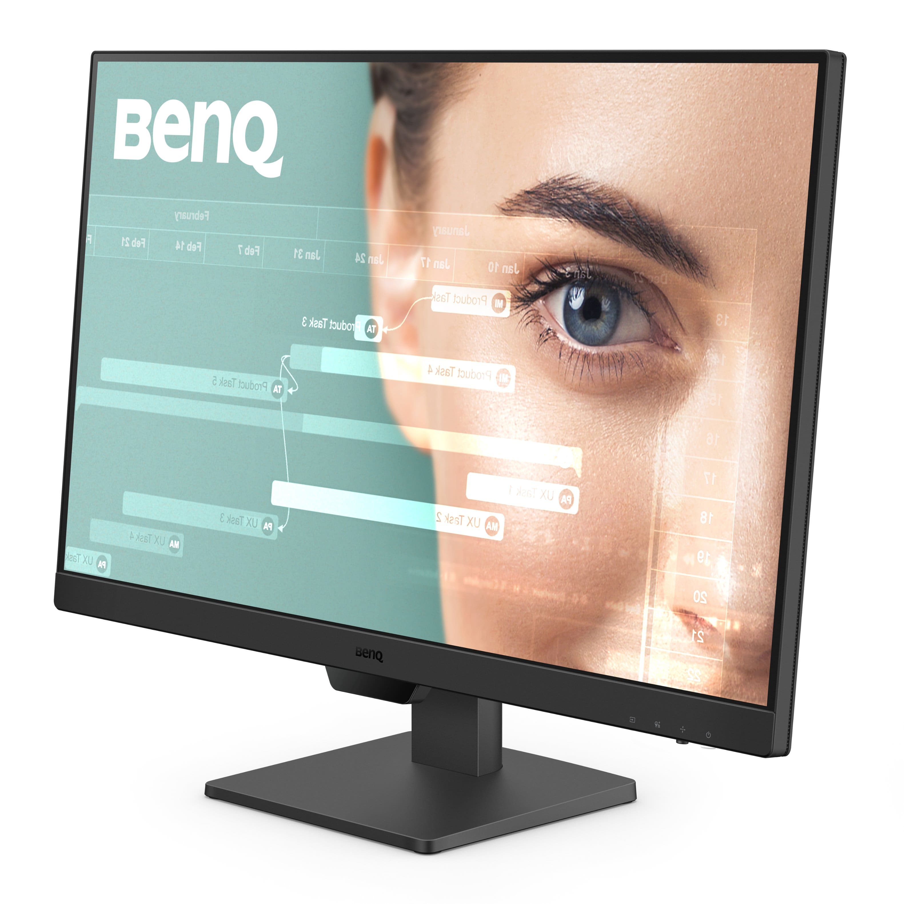 Angle. BenQ - GW2790 27" IPS LED 1080p Monitor FHD 100Hz Ultra-Slim Bezel with Brightness Intelligence (HDMI/DP) - Black.
