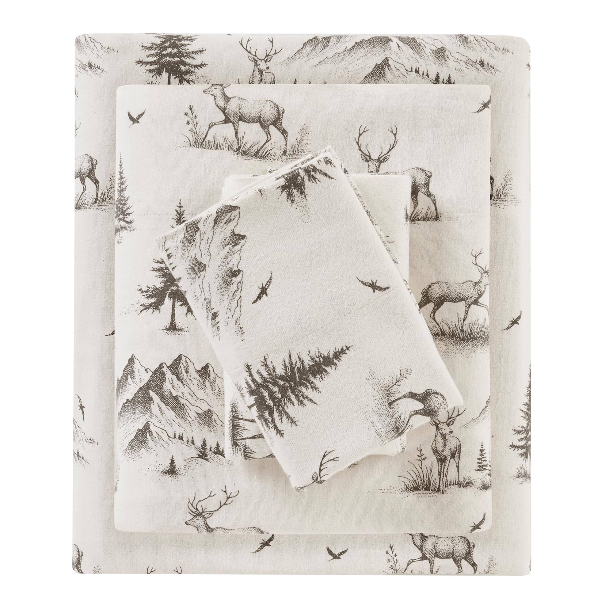 Gray Deer Toile California King