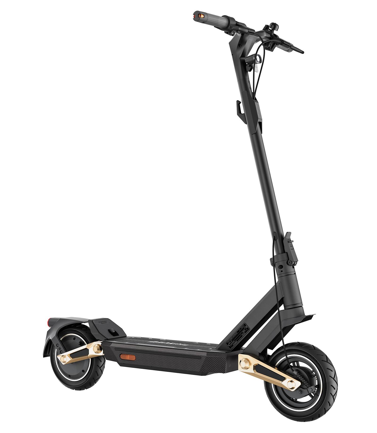 Alt View 10. NAVEE - ST3 Electric Scooter w/37.3 miles Max Operating Range & 24.9 mph Max Speed - Black.