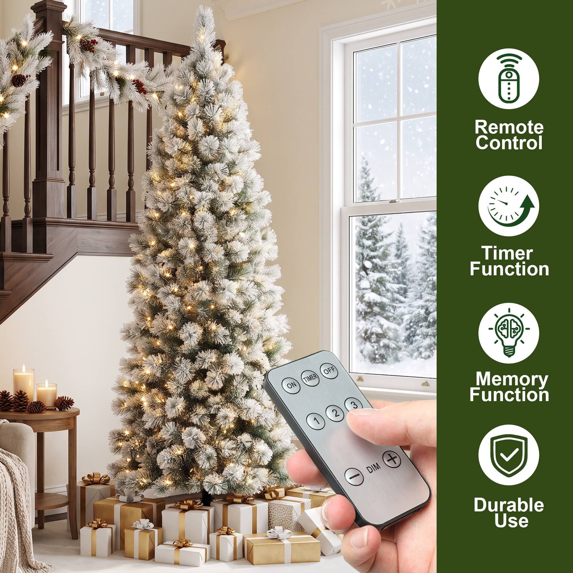 Remote Control  
Timer Function  
Memory Function  
Durable Use
