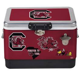Indigo Falls - South Carolina Gamecocks 36-Can Medley Metal Cooler - Silver