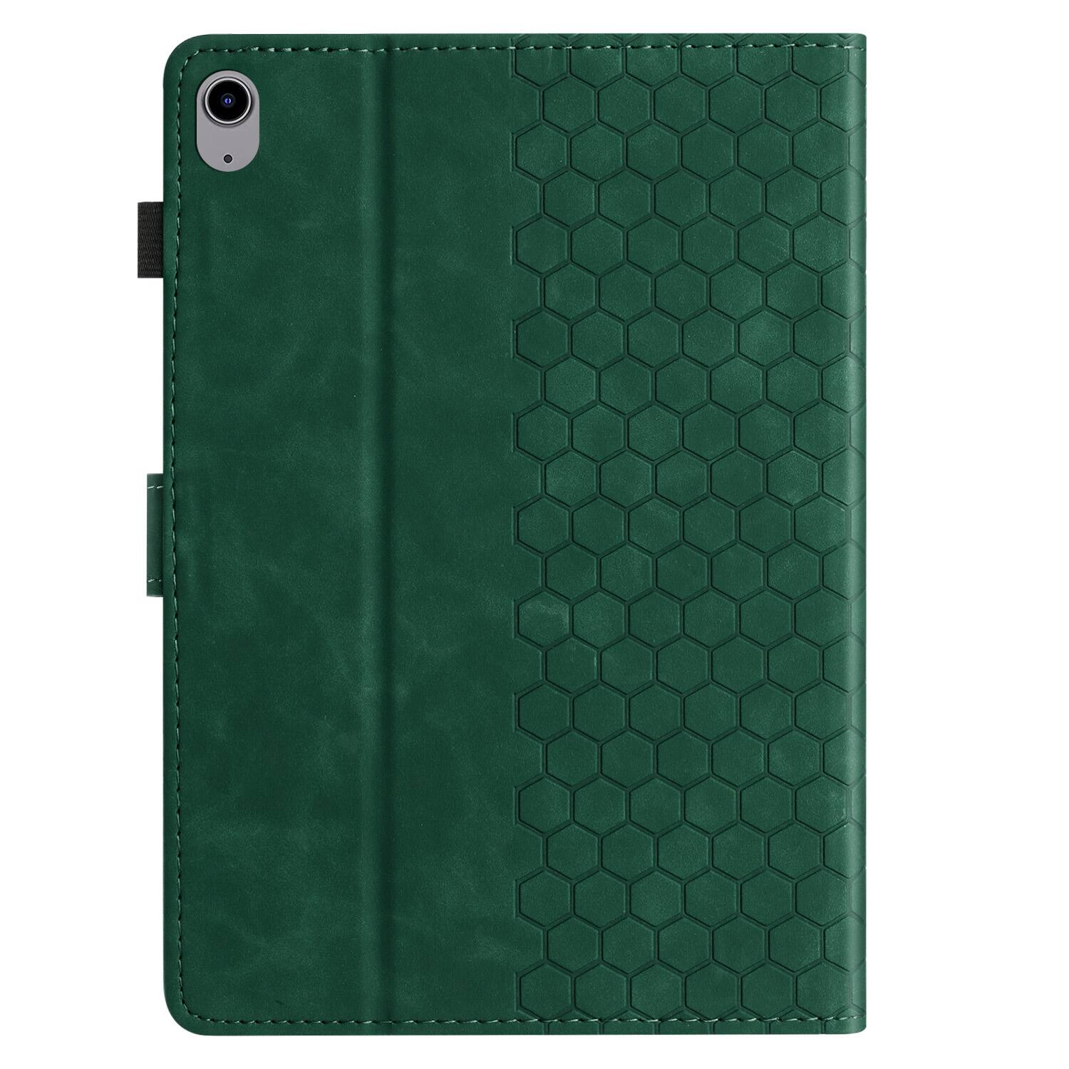 Alt View 2. Dteck - Embossed Folio Case for Apple iPad mini (A17 Pro) 2024 / iPad mini 7th/6th Gen,Faux Leather Card Slots Stand Cover - Green.